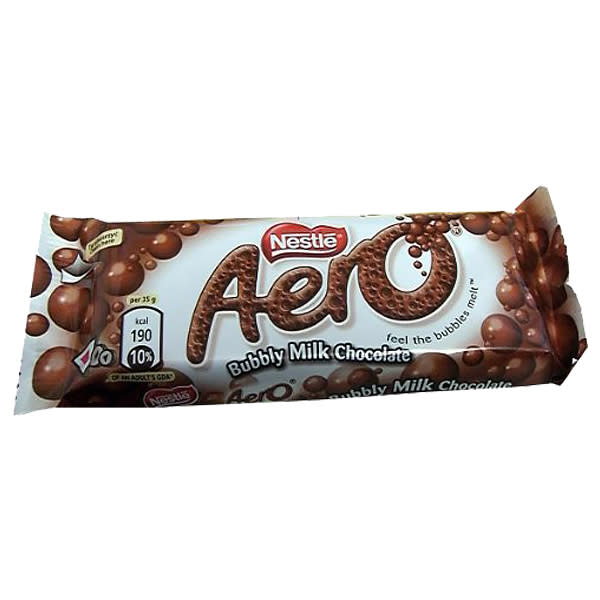 Nestle Aero Bubbly Milk Chocolate