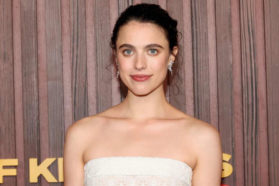 <p>Dia Dipasupil/Getty</p> Margaret Qualley attends the "Kinds Of Kindness" New York City Premiere 