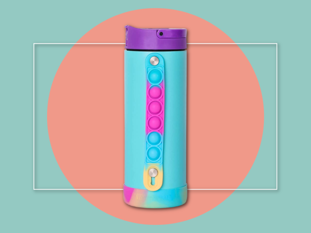 This Pop Fidget Water Bottle Keeps Kids Both Hydrated