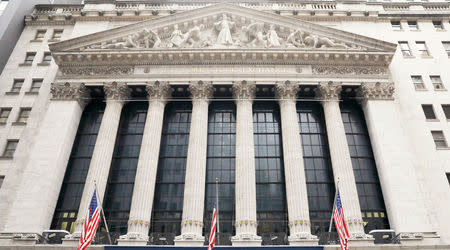 The New York Stock Exchange (NYSE) building is pictured in Manhattan in New York, U.S., October 11, 2018. REUTERS/Brendan McDermid