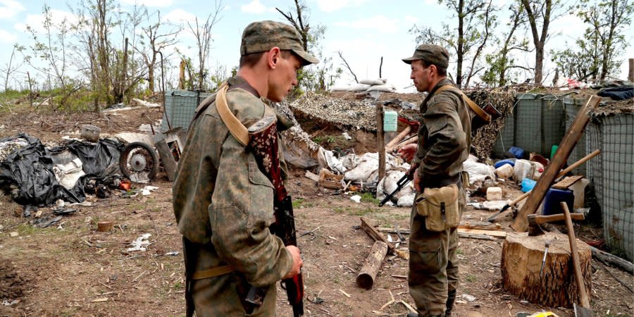 The occupiers deserted after the battle with the Armed Forces near Izyum (illustrative photo)