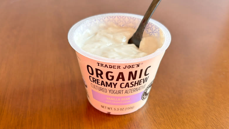 Trader Joe's vanilla cashew yogurt