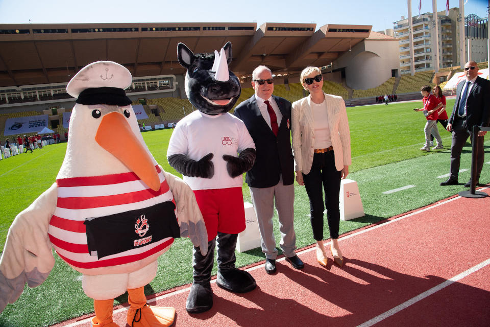 Charlène de Monaco au stade Louis II