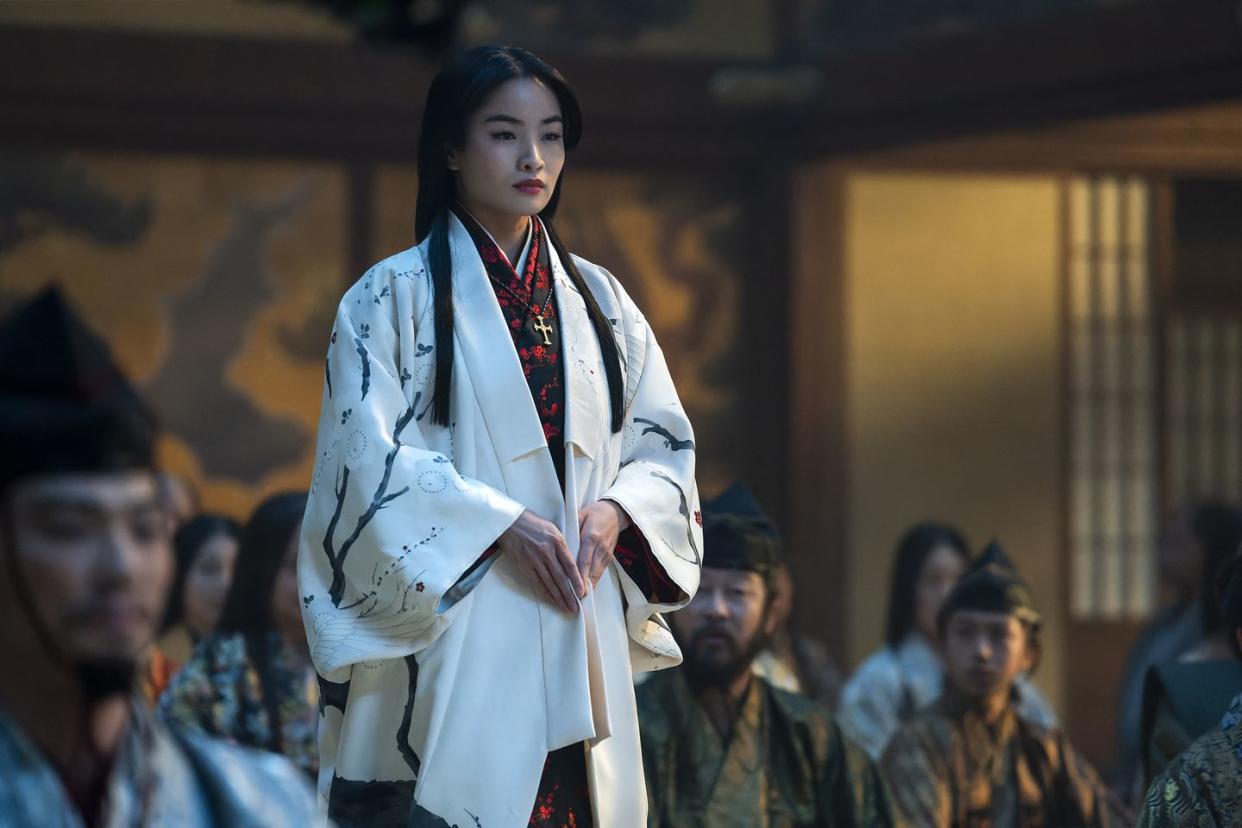 shogun episode 9 airs april 16 pictured c anna sawai as toda mariko cr katie yufx