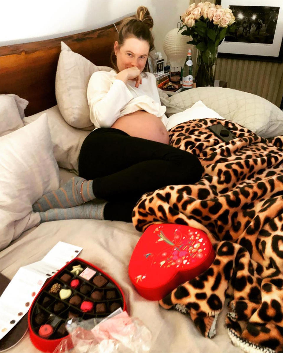 Adam Levine Treats Pregnant Wife Behati Prinsloo to Valentine's Day Chocolates: 'My Maniac'