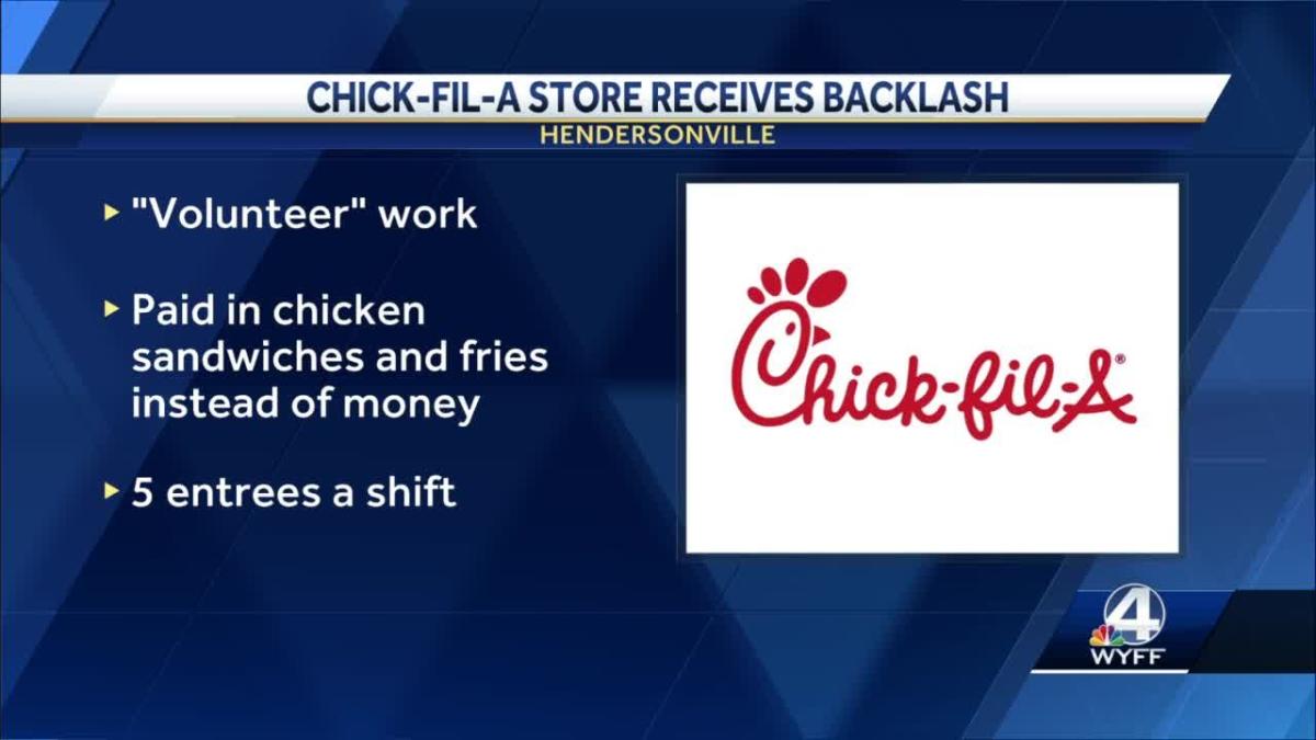 Hendersonville ChickfilA gets backlash over post about 'volunteers