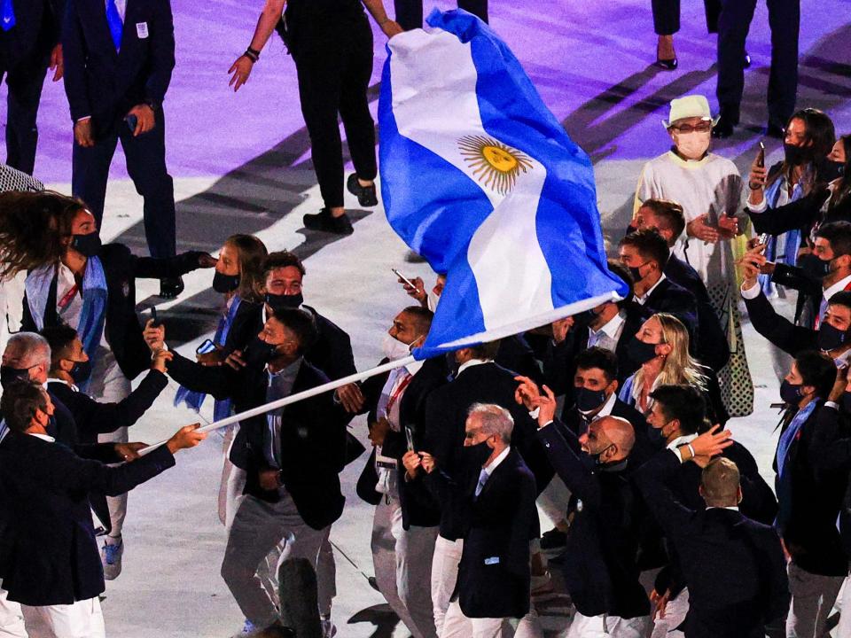 Argentina Olympic team opening ceremony