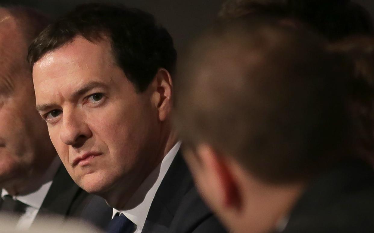 Former British Chancellor of the Exchequer George Osborne - AFP