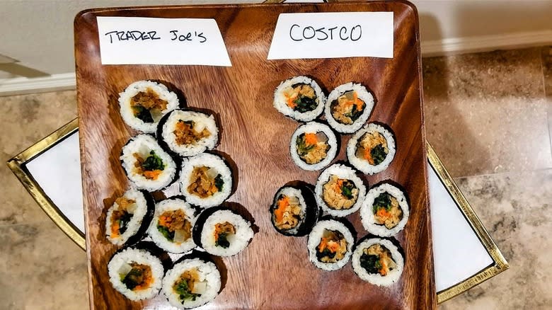 Trader Joe's and Costco's kimbap