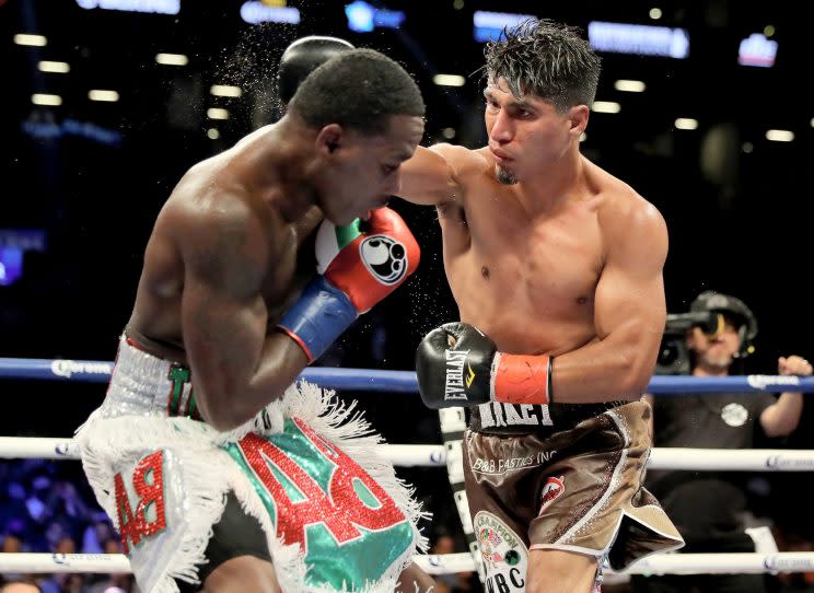 Mikey Garcia turned in the best performance of his career against Adrien Broner. (Getty)