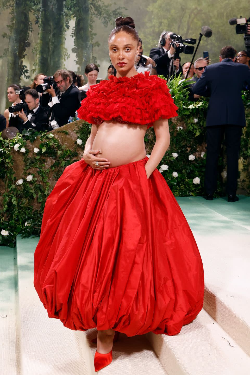 new york, new york may 06 adwoa aboah attends the 2024 costume institue benefit for sleeping beauties reawakening fashion at the metropolitan museum of art on may 06, 2024 in new york city photo by taylor hillgetty images