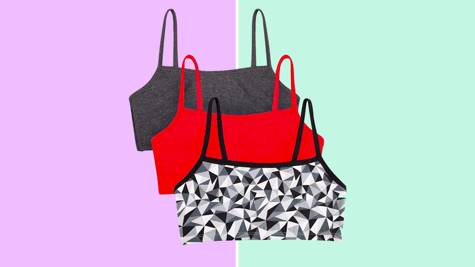 A simple, low-support sports bra for workouts or sleep.