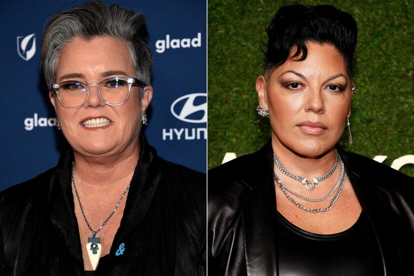 Rosie O'Donnell and Sara Ramirez