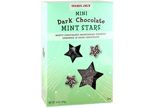 24) Mini Dark Chocolate Mint Stars