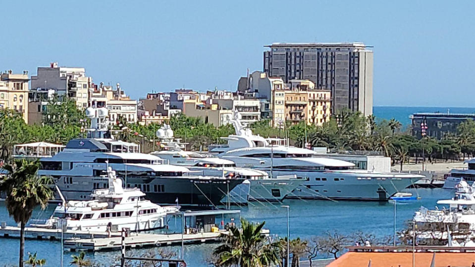 The event was held in Marina Port Vell, with about 20 superyachts attending. - Credit: Courtesy Jody Dunowitz