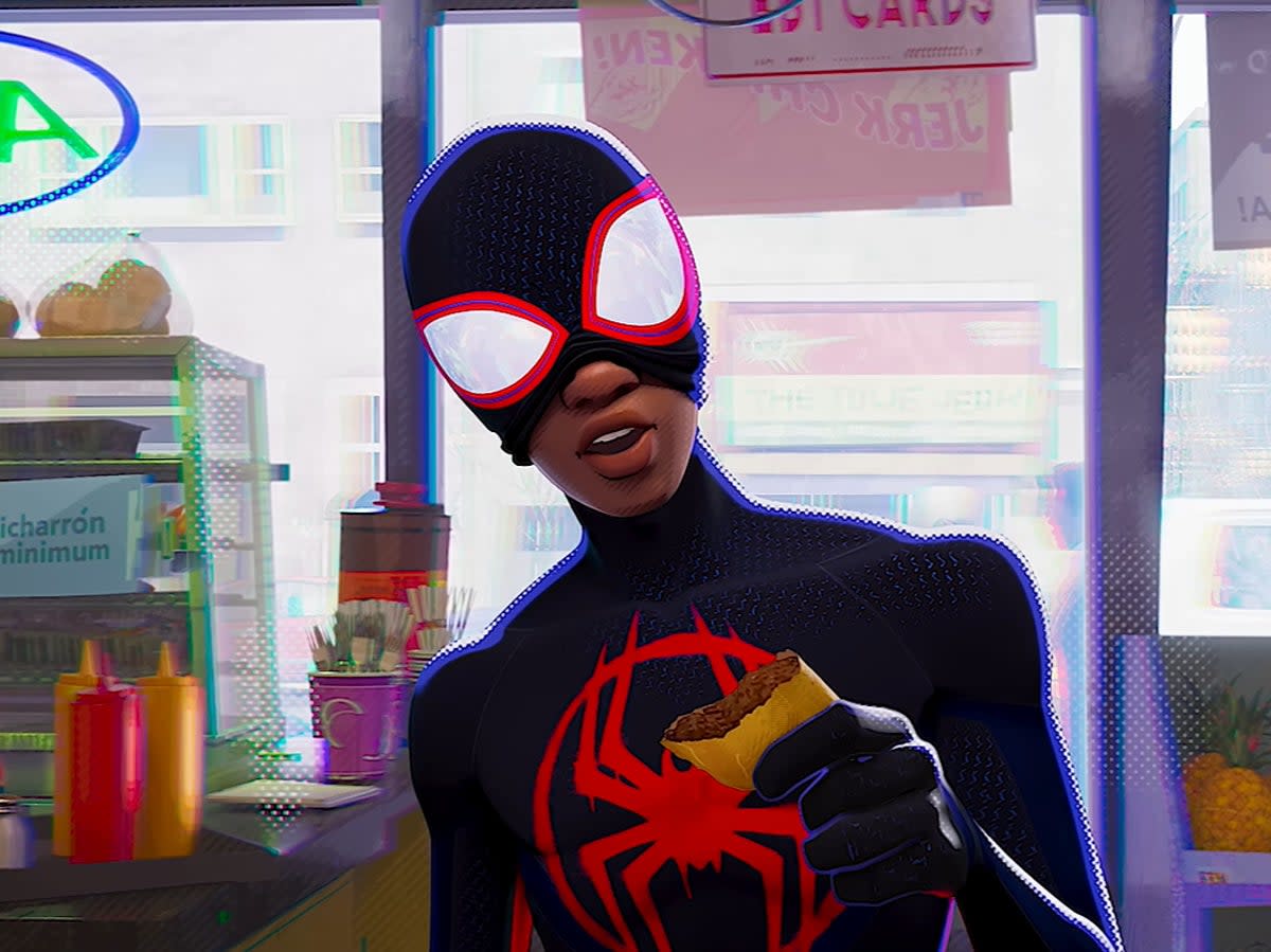 Miles Morales (Shameik Moore) in ‘Spider-Man: Across the Spider-Verse’  (Sony)