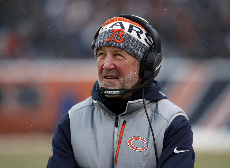 Former Chicago Bears head coach John Fox will join ESPN as a NFL studio analyst this fall. (Jeff Haynes/AP Images)