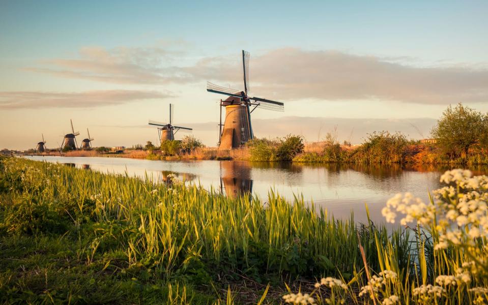 More and more people are flocking to Kinderdijk - Brzozowska