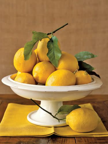 <p>If you need only a few drops of lemon juice, avoid cutting the lemon in half — it will dry out quickly that way. Instead, puncture the fruit with a metal skewer and squeeze out exactly what you require.</p>