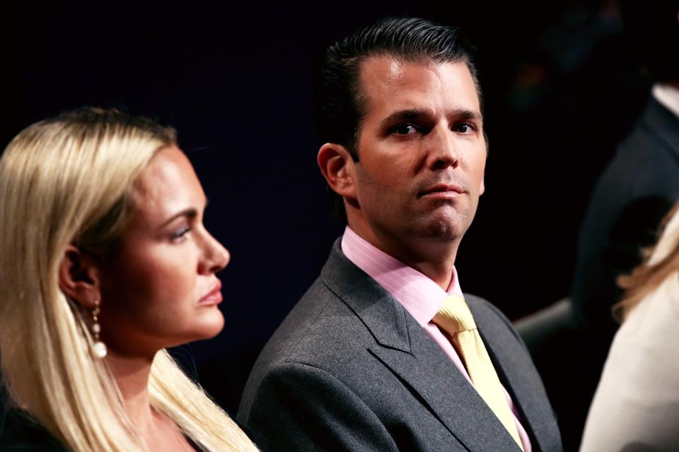 Reports are claiming that Trump Jr. offered little financial assistance to his now-estranged wife.