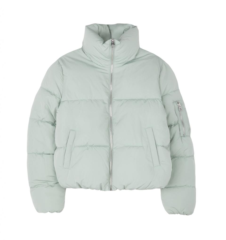 Mint Puffer Coat