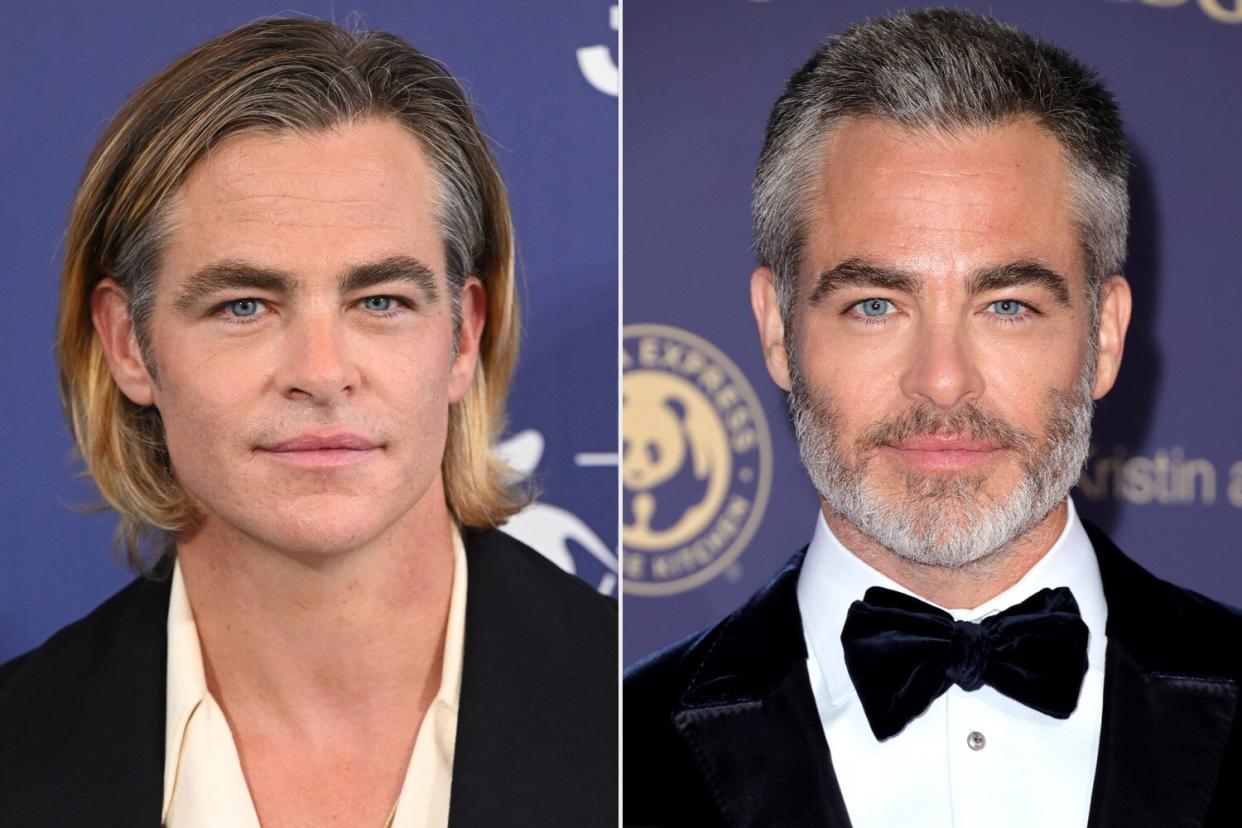Chris Pine attends the photocall for "Don't Worry Darling" ; Chris Pine attends Children's Hospital Los Angeles 2022 CHLA Gala
