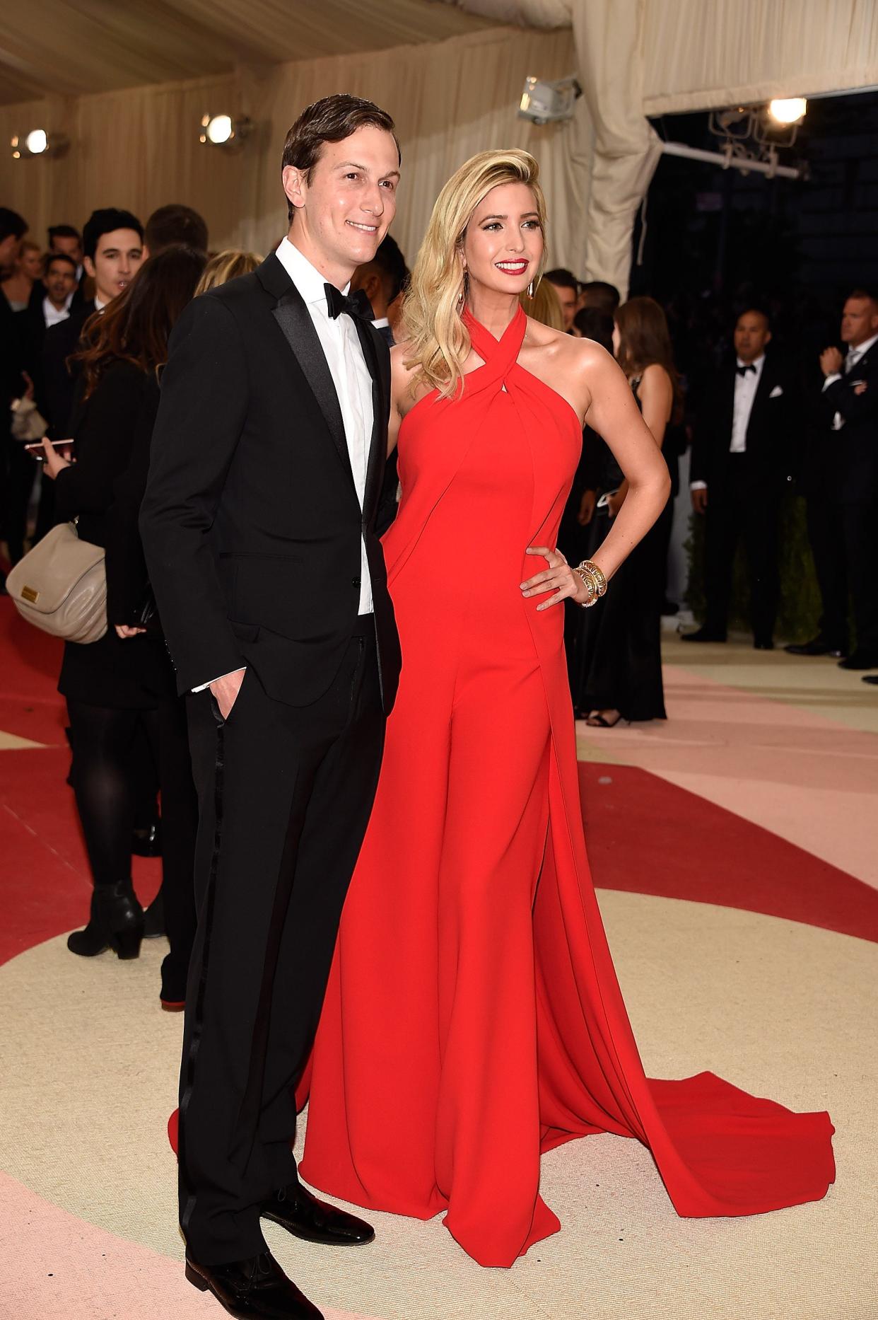 Ivanka Trump and Jared Kushner at the Met Gala in 2016