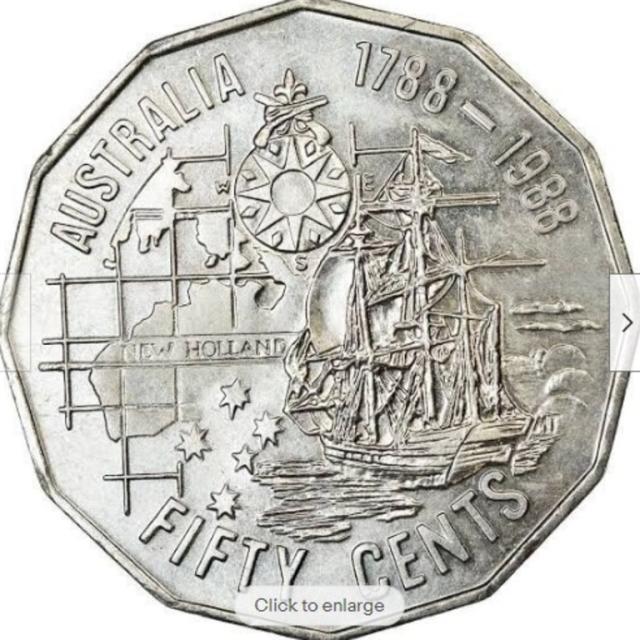 Rare 50c coin from 1988 minted to celebrate bicentenary worth