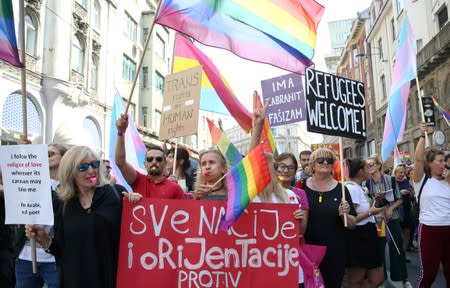 Sarajevo hosts its first Gay Pride march amidst security concerns