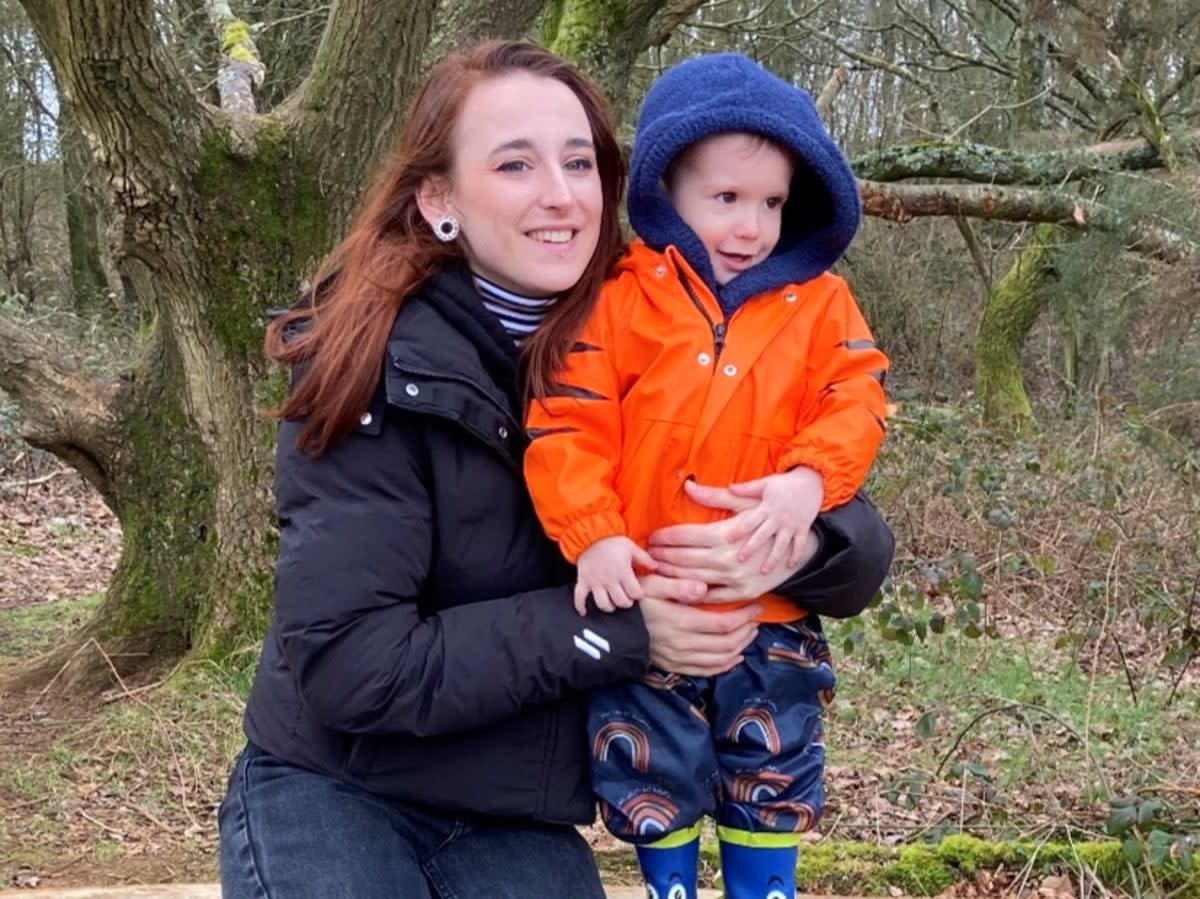 “I love my son, and I love being with him - but I also had a career that I was working towards,” said Ms Cooper, whose son is now almost two-years-old (Lauren Cooper)