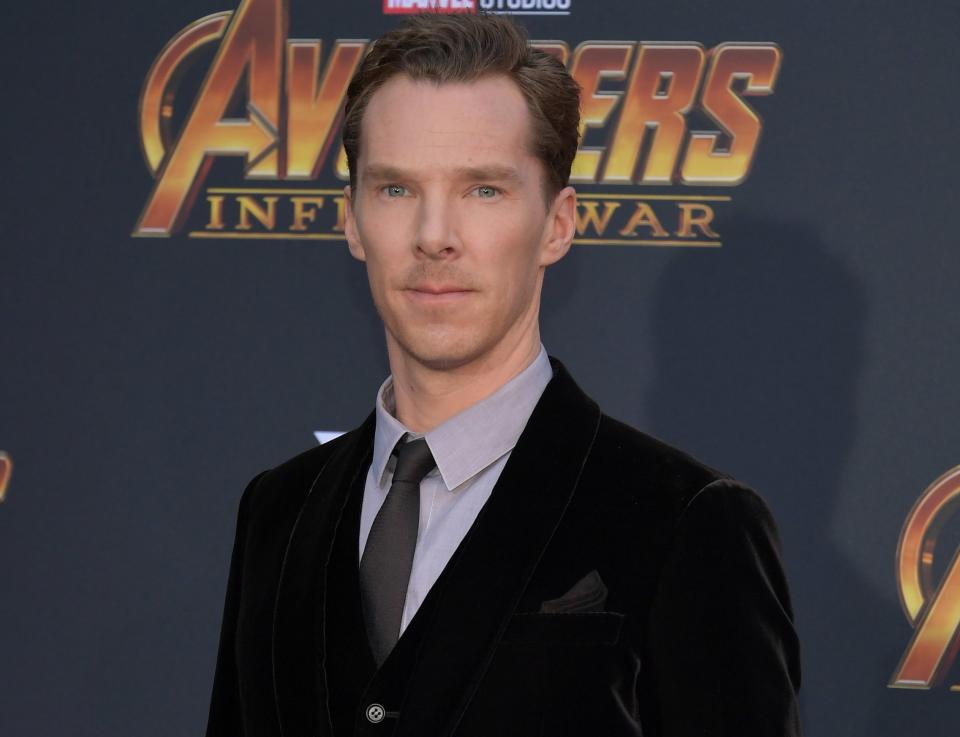 Benedict attends an Avengers premiere