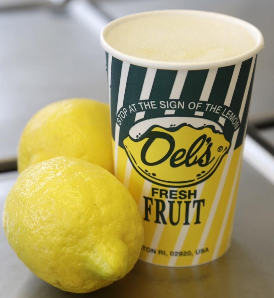 A icy cup of Del's lemonade is just the thing to beat the summer heat.