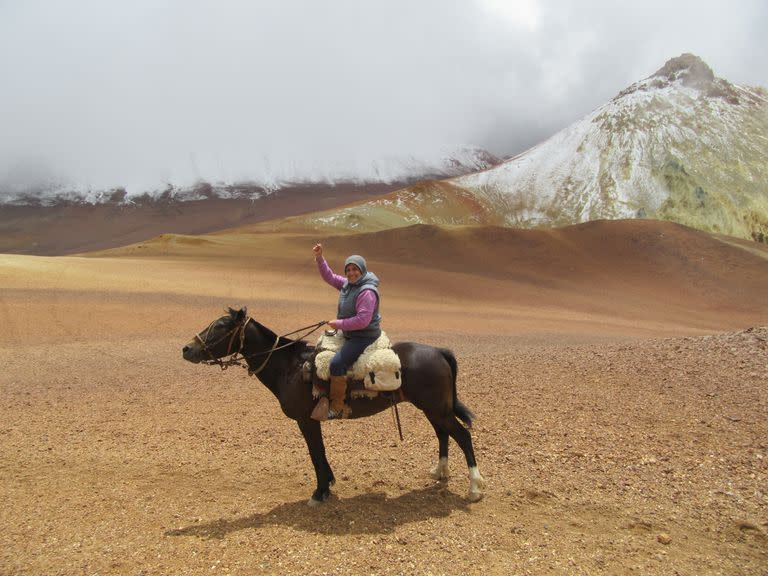 En enero pasado, hizo el cruce de el Paso de Guana