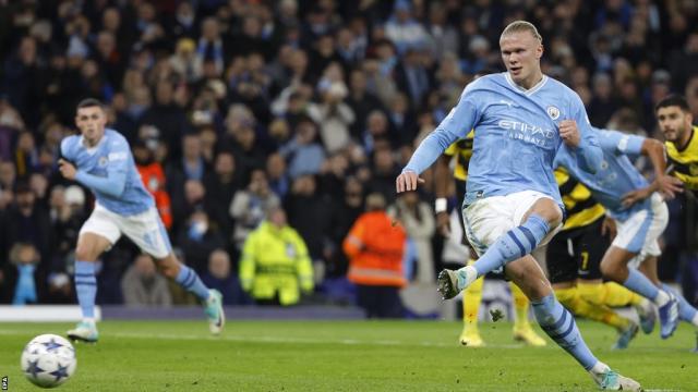 Haaland ends barren streak in Champions League with 2 goals in Man City's  3-1 win over Young Boys