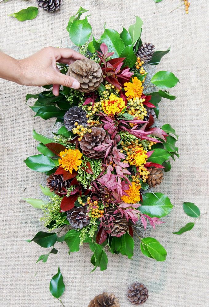 Fall Foliage Centerpiece