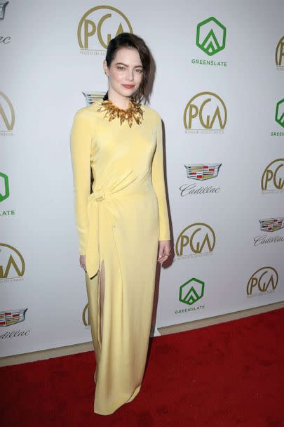 PHOTO: In this Jan. 19, 2019, file photo, Emma Stone attends the 30th annual Producers Guild Awards at The Beverly Hilton Hotel in Beverly Hills, Calif. (Steve Granitz/WireImage via Getty Images, FILE)