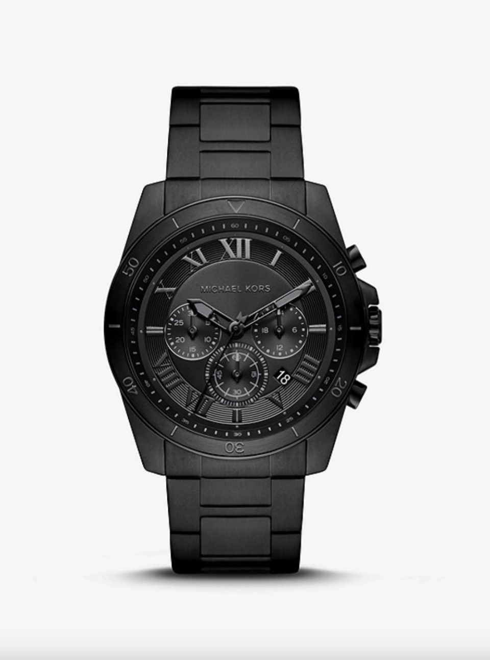 Oversized Alek Black-Tone Watch (Photo via Michael Kors)
