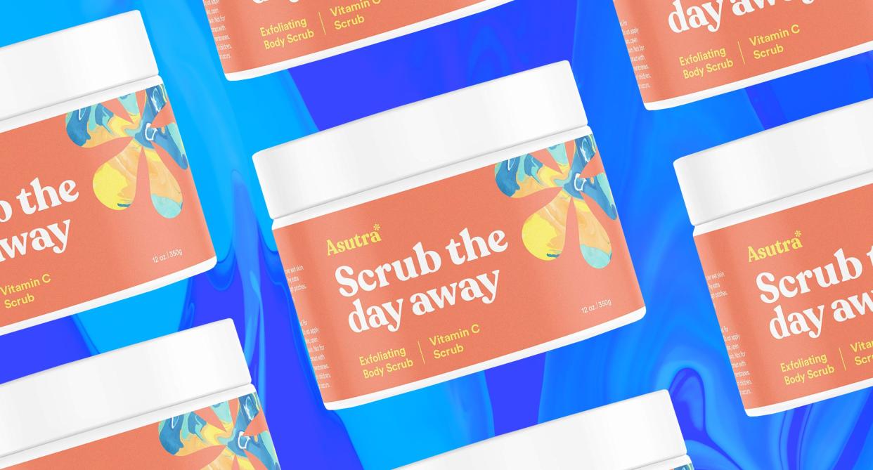 From psoriasis to uneven texture, thousands of Amazon shoppers swear by this 'miracle' body scrub. (Photo: Amazon, Yahoo Lifestyle)