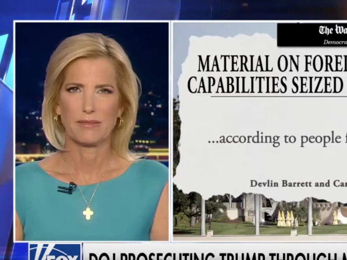 Laura Ingraham attacked the Post for 'illegal leaks' after report Trump held ont..