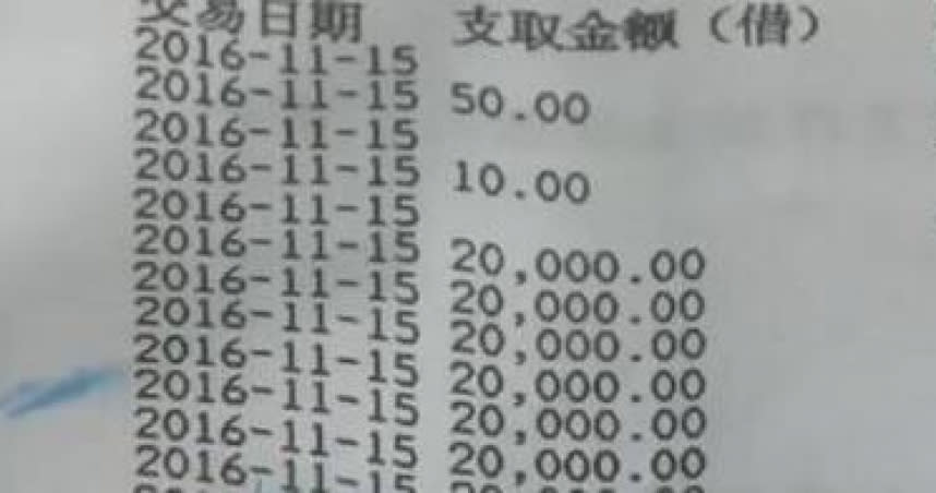 廣州一名鄭姓男子，在銀行存款600萬人民幣，吃頓飯後只剩690元人民幣。（圖／翻攝自微博）