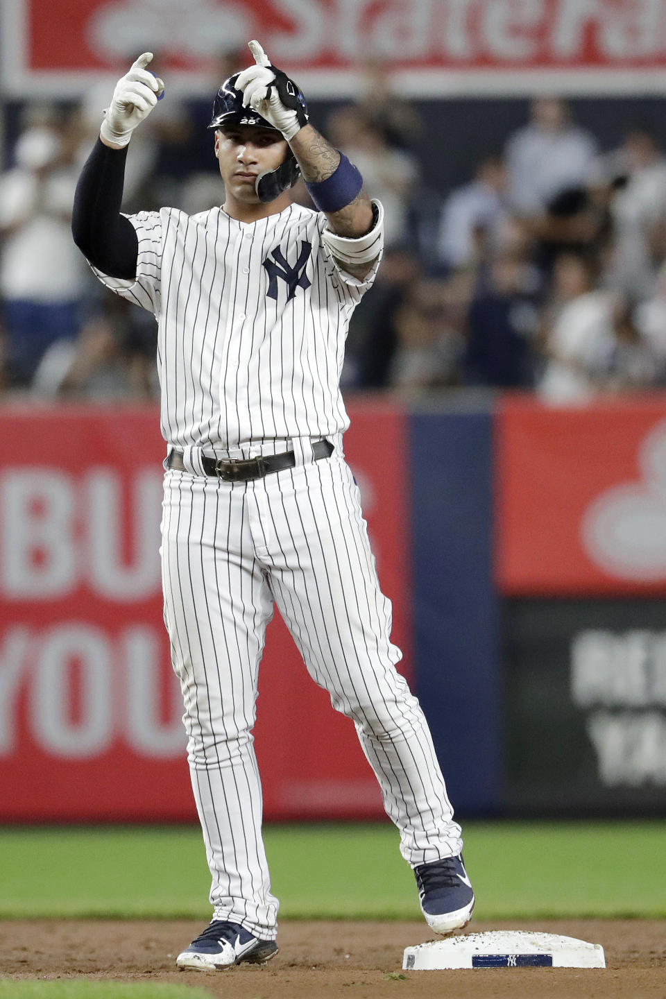 New York Yankees’ Gleyber Torres (AP Photo/Julio Cortez)