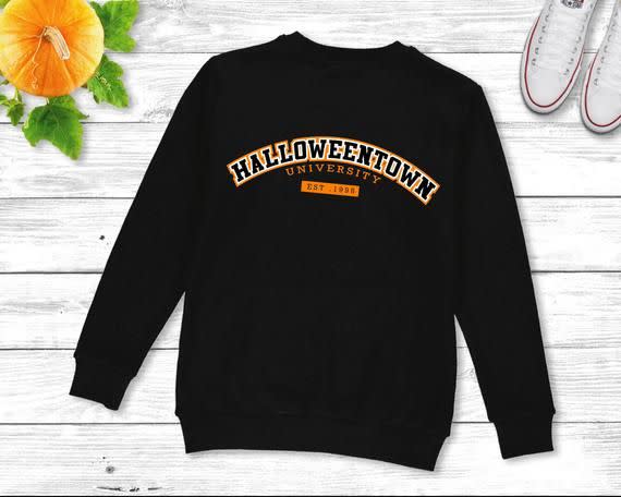 10) Halloweentown University Sweatshirt