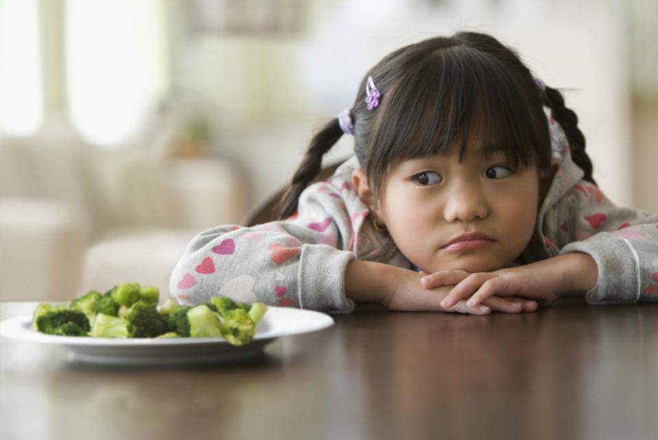 Q: My kid thinks vegetables and other healthy foods are "icky." What can I do to make them more appealing?