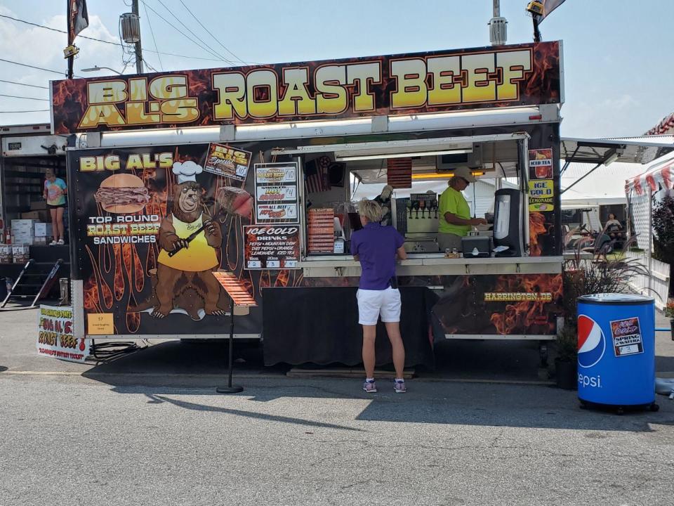 The bear-adorned Big Al's Roast Beef truck has been a regular fixture at the Delaware State Fair, and almost nowhere else, since 1988.