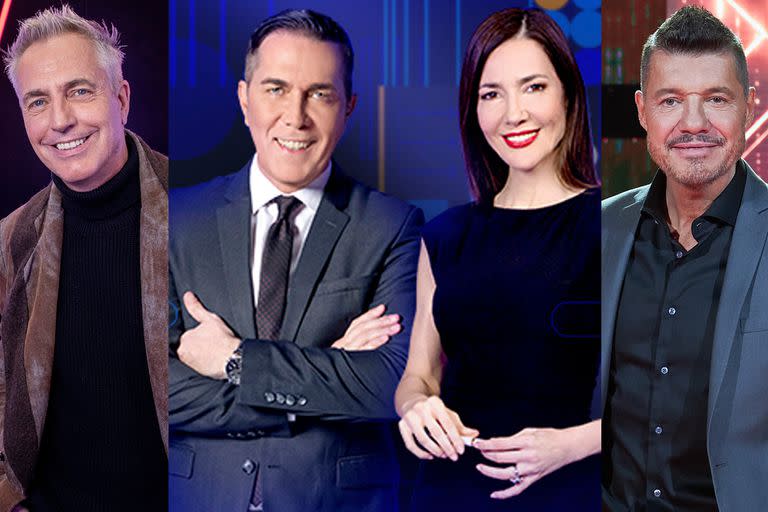 Marley, Rodolfo Barili, Cristina Pérez y Marcelo Tinelli, estrellas del prime time nocturno