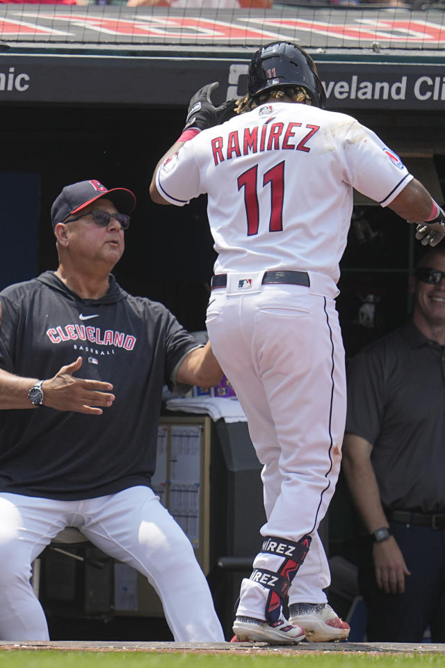 Ramírez, rookie Jones homer, Guardians rout Royals 13-1