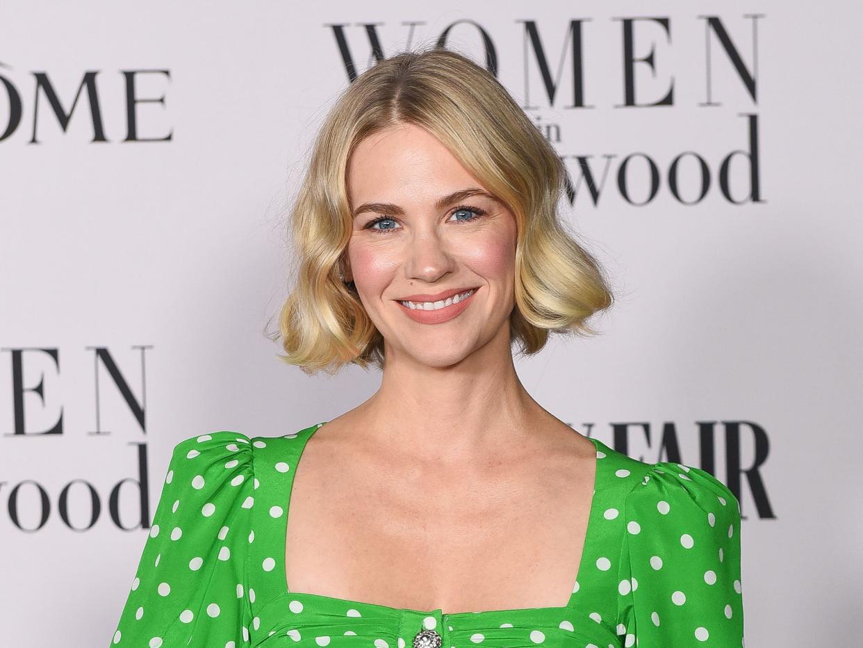 January Jones at an event in February (Presley Ann/Getty Images)