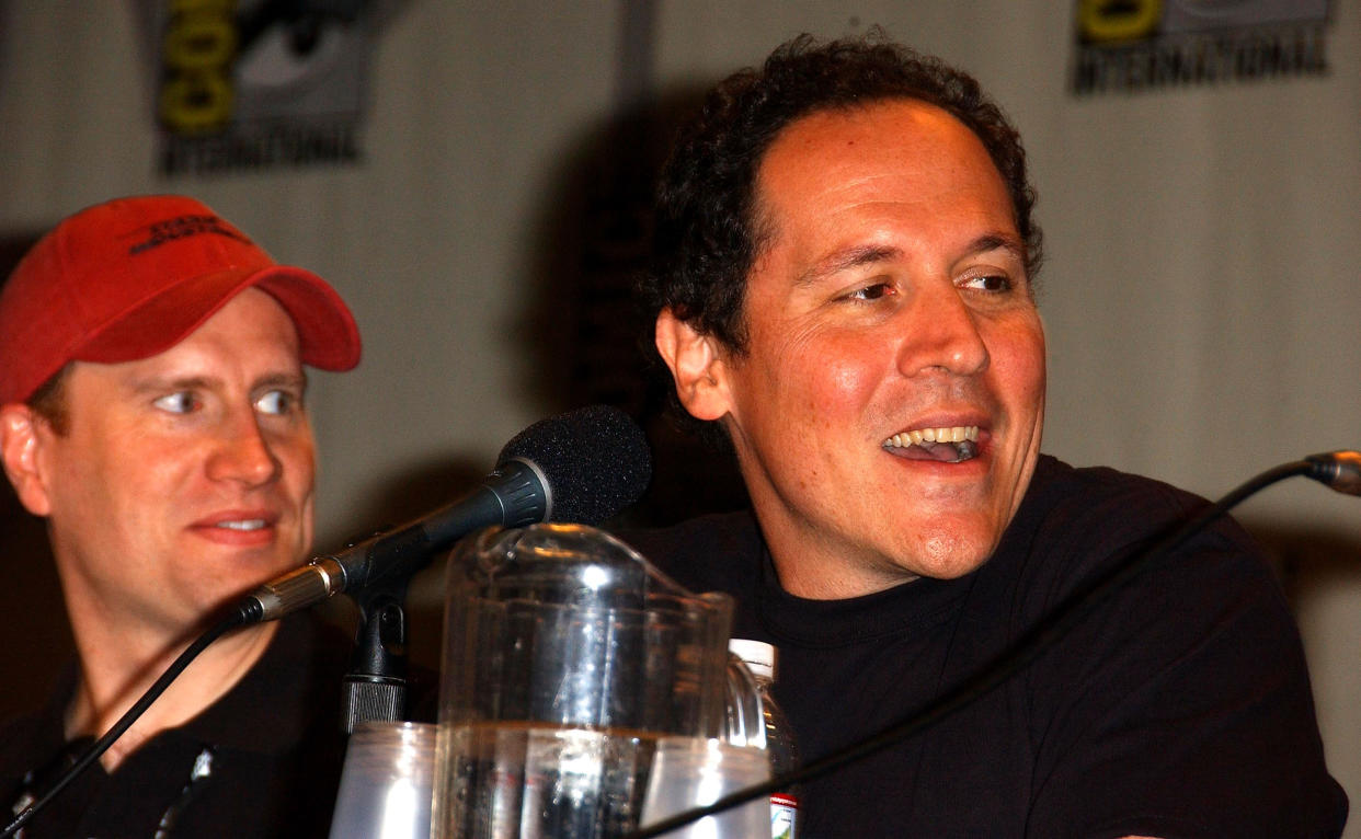 SAN DIEGO - JULY 28: Producer Kevin Feige and  director Jon Favreau of 