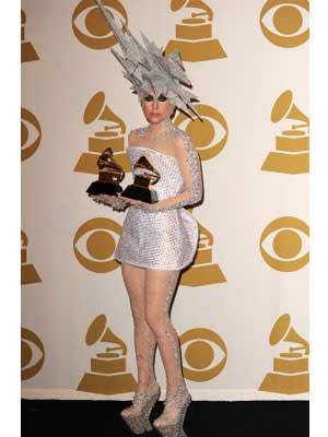 Lady Gaga in the 52nd Annual GRAMMY Awards Press Room