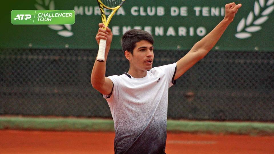 Alcaraz was coached by his father, who himself was in Spain’s top 40 (Murcia Club de Tenis)